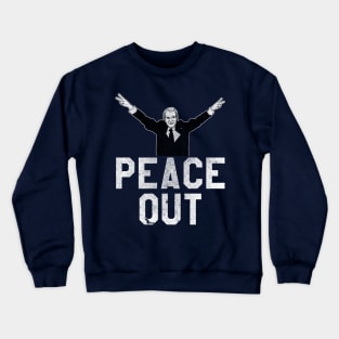 Peace Out Funny Dick Nixon Vintage Style Graphic Tee Crewneck Sweatshirt